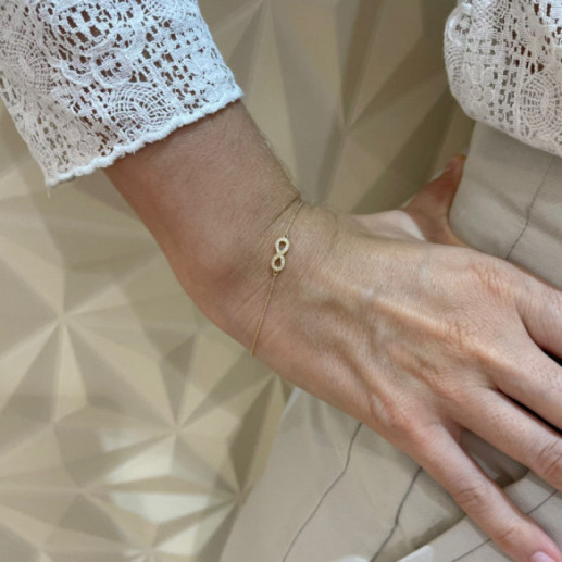 Pulsera Oro Infinito - Pulseras de Diamantes 2