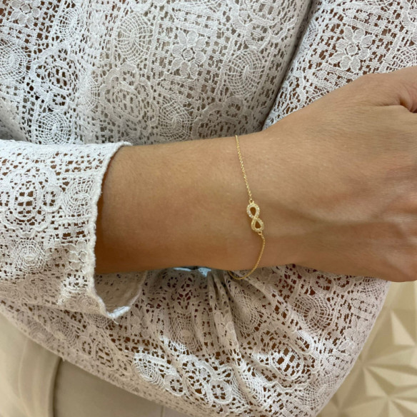 Pulsera Oro Infinito - Bracelets de diamant