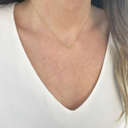 Collar Diamantes Infinito Mini Details - Collares de Diamantes 2