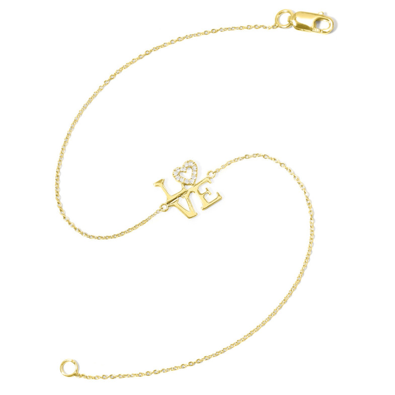 Bracciale Mini dettagli amore - Bracciali diamantati