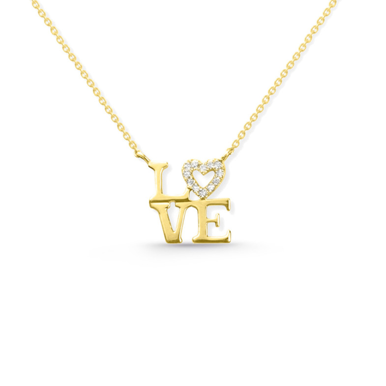 Collar Mini Details Love - Collares de Diamantes