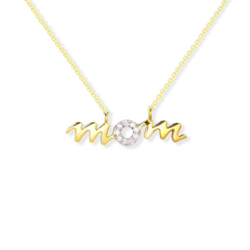Collar Oro Mom Mama Mini Details - Collares de Diamantes