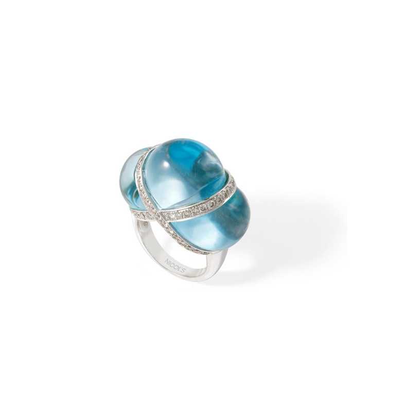 Anillo Topacios Globos Cocktail - Anillos Otras Piedras Preciosas