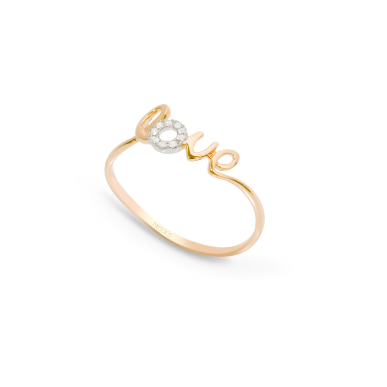 Anillo Oro Love Mini Details - Génial