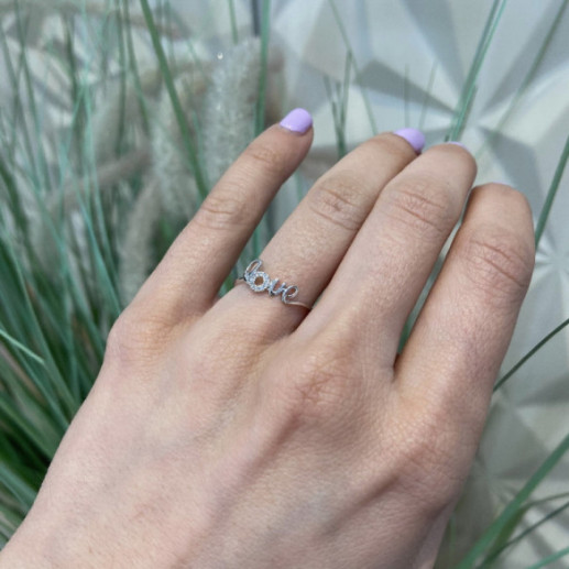 Anillo Oro Love Mini Details - Talla Brillante 2