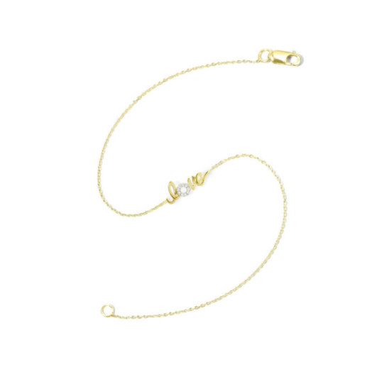 Bracciale Love Mini Dettagli con diamanti - Bracciali diamantati