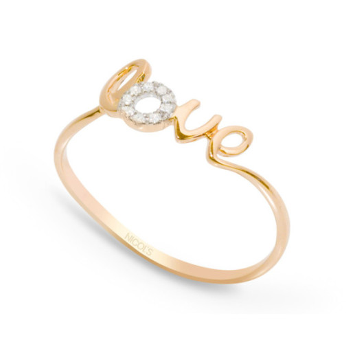 Love Mini Details Goldring - Brillant