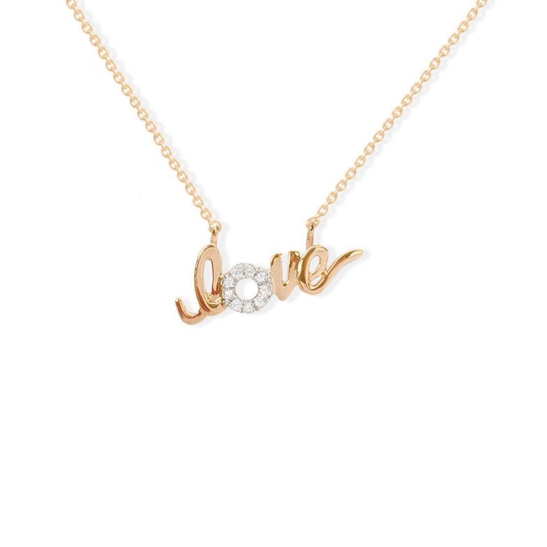 Diamond necklace LOVE MINI DETAILS - Diamond Necklaces
