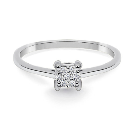 Anillo Diamantes Gardenia 0.10 - LES ANNEAUX