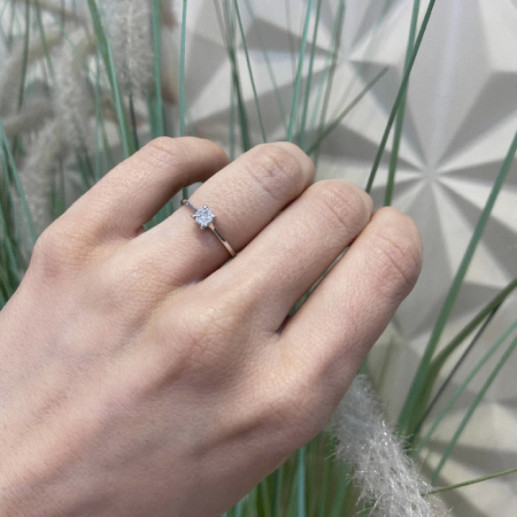 Anillo Diamantes Gardenia 0.10 - LES ANNEAUX 2