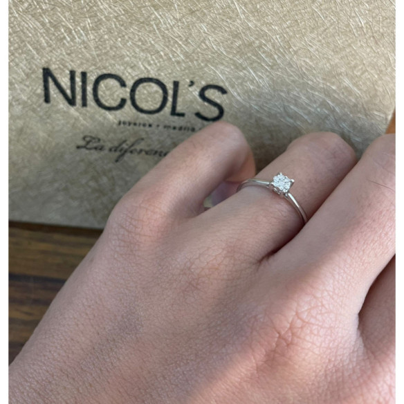 Gardenia Diamond Ring 0.10 - Rings