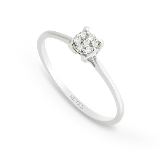 Gardenia Diamond Ring 0.10 - Rings