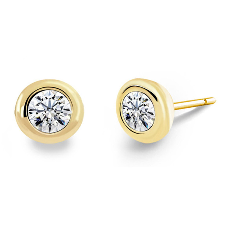Pendientes Diamantes Dormilonas Chaton - dormilonas