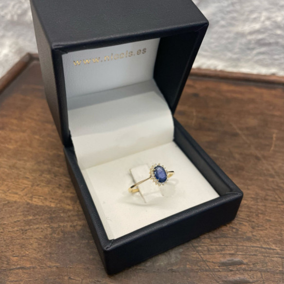 Sapphire Diamond Ring Candy Yellow Gold - Promise Rings