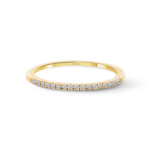 Anillo Diamantes Azalea 0.09 Oro Amarillo - Alianzas de Compromiso