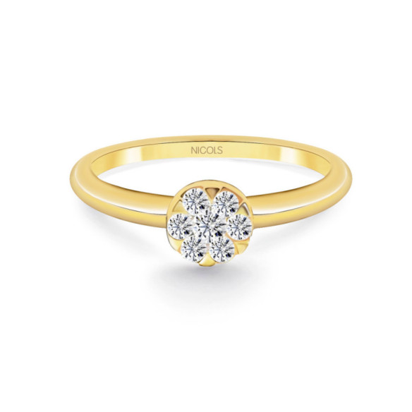 Passion Diamond Ring 0.23 Yellow Gold - Rings