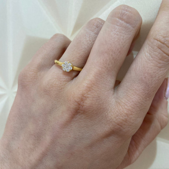 Passion-Diamantring 0,23 Gelbgold - RINGE