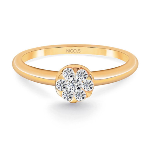 Diamond Passion Diamond Ring 0.23 Rose Gold - Diamond Rings