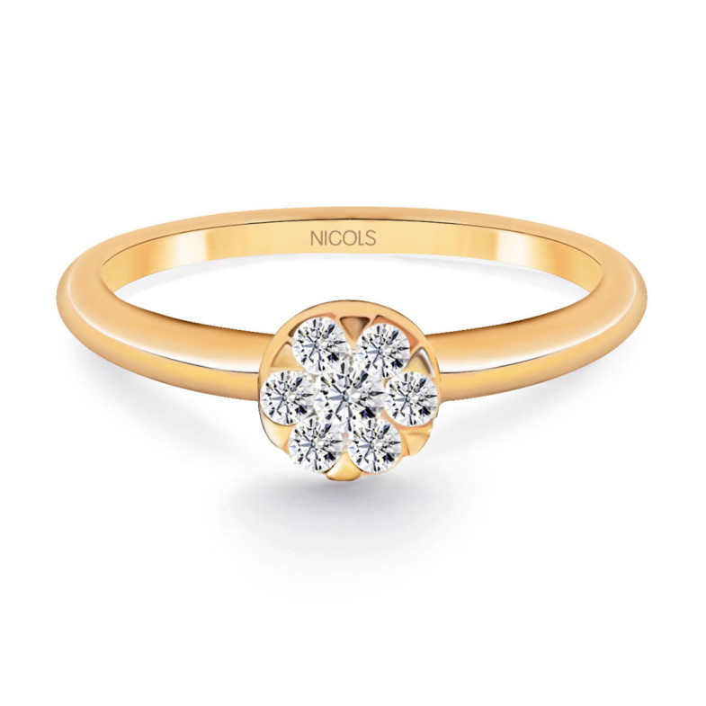 Diamond Passion Diamantring 0,23 Roségold - Diamantringe
