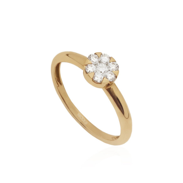 Anillo Diamantes Pasion de Diamantes 0.23 Oro Rosa - Anillos de Diamantes