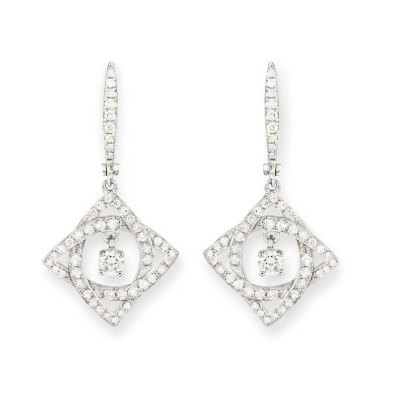 Pendientes Diamantes Rombos Essentials - Boucles d'oreilles mariées