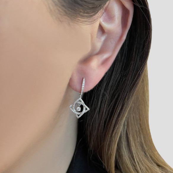 Pendientes Diamantes Rombos Essentials - Boucles d'oreilles mariées