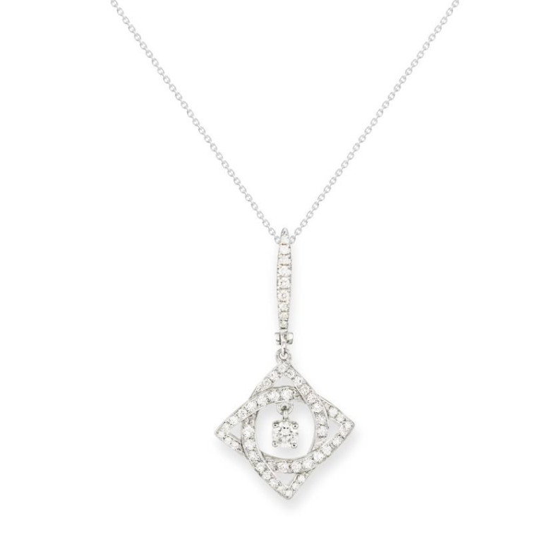 Colgante Diamantes Rombos Essentials - Colgantes de Diamantes