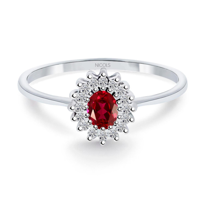 Ring Rubi OVAL DETAIL - Ruby Rings