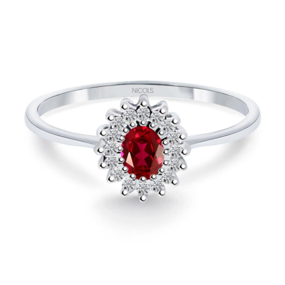 Ring Rubi OVAL DETAIL - Ruby Rings