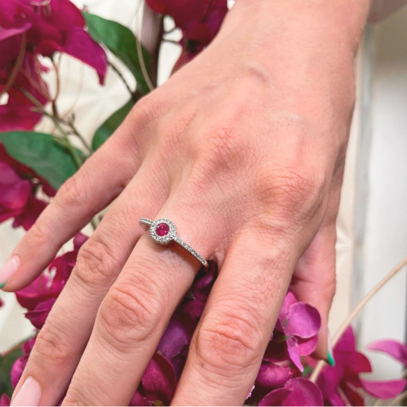 Ring Rubi OVAL DETAIL - Ruby Rings