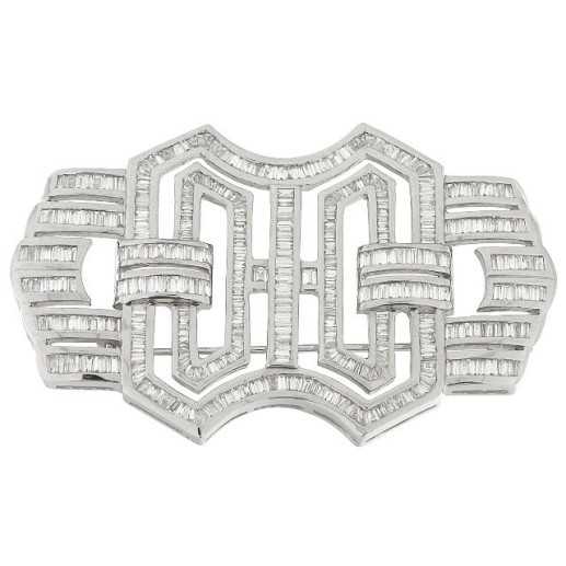 Broche Diamantes Diamond Baguette - BROCHES