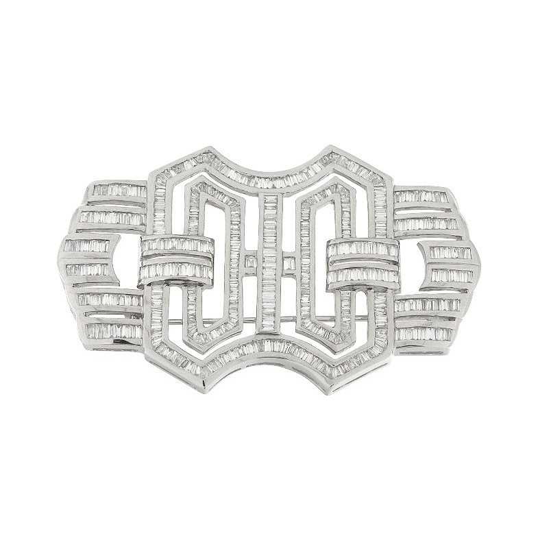 Broche Diamantes Diamond Baguette - BROCHES