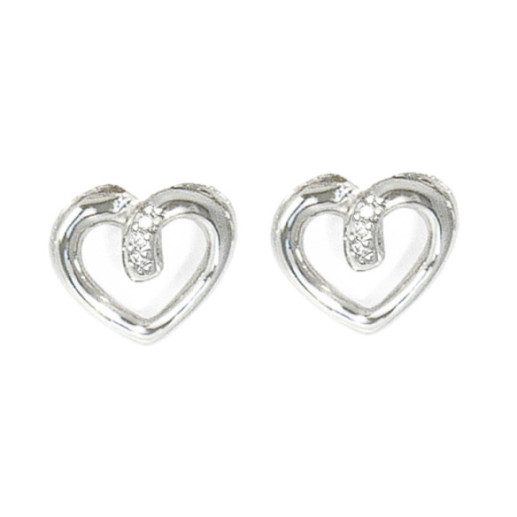 Pendientes Corazon Queen Of Hearts - Pendientes de Diamantes