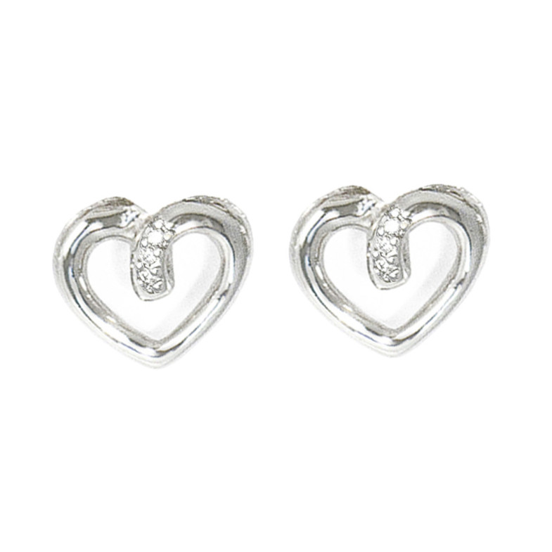 Pendientes Corazon Queen Of Hearts - Pendientes de Diamantes