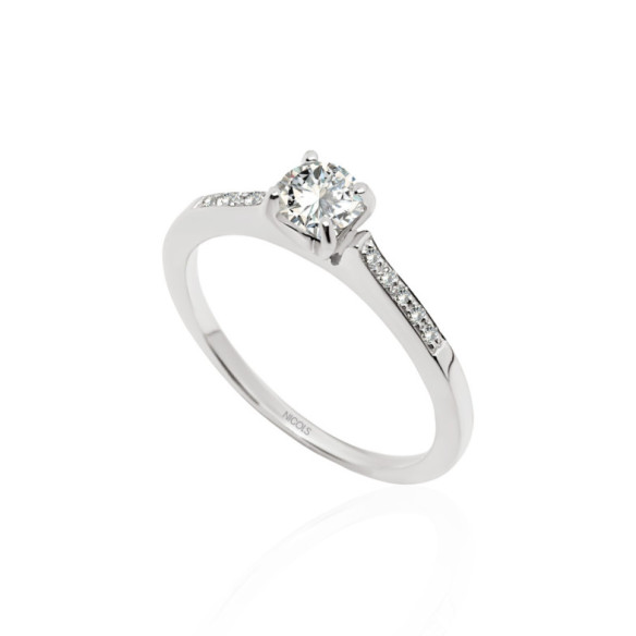 Anillo Compromiso Venus 0.37 - Génial