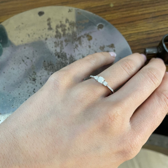 Anillo Diamantes Venus 0.47 - Bagues de fiançailles d'anniversaire