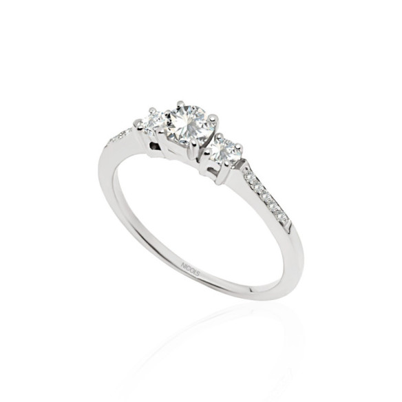 Anillo Diamantes Venus 0.47 - Bagues de fiançailles d'anniversaire