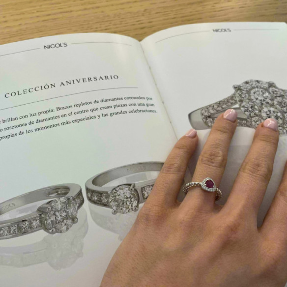 Anillo Rubi Triangle - Anillos de Rubí