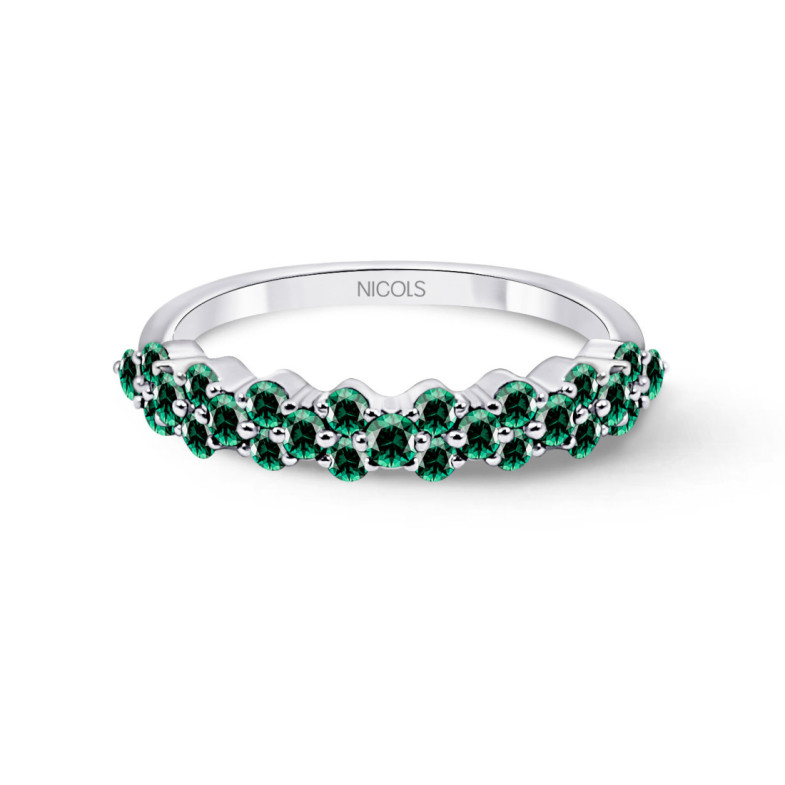 Anillo Emeraldas Honey - Bagues d'émeraude