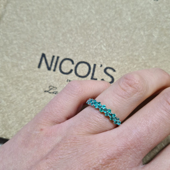 Anillo Emeraldas Honey - Anillos de Esmeralda