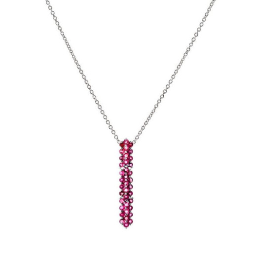 Collar Oro Panal Colourful - Colliers en pierre rouges