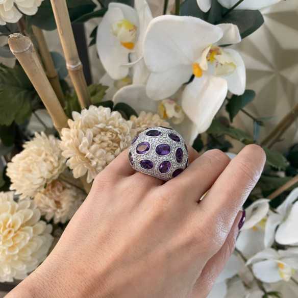 Galaxy Amethyst Ringe - Hoher Schmuck