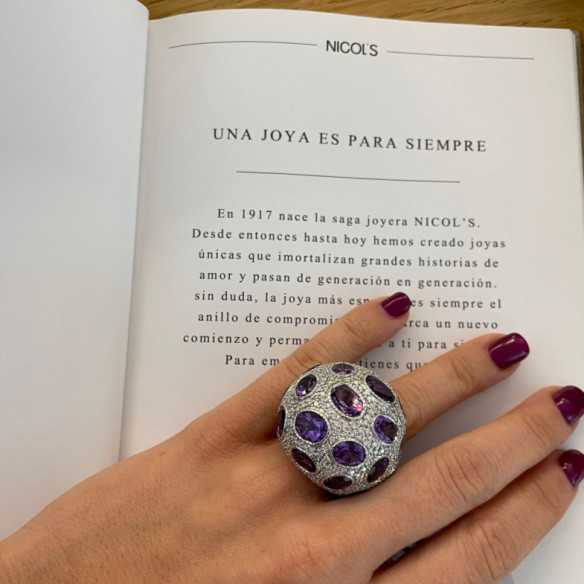 Galaxy Amethyst Ringe - Hoher Schmuck