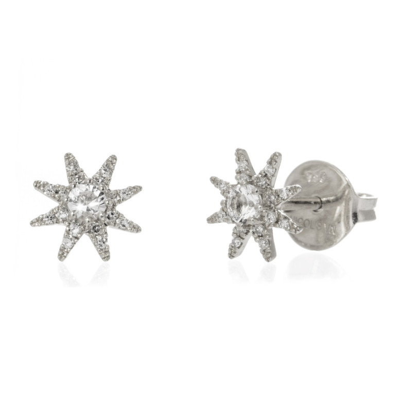 Gold Star Earrings LITTLE DETAILS - sleepy
