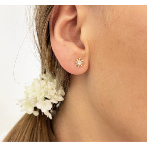 Pendientes Oro Estrella Little Details - dormilonas 2