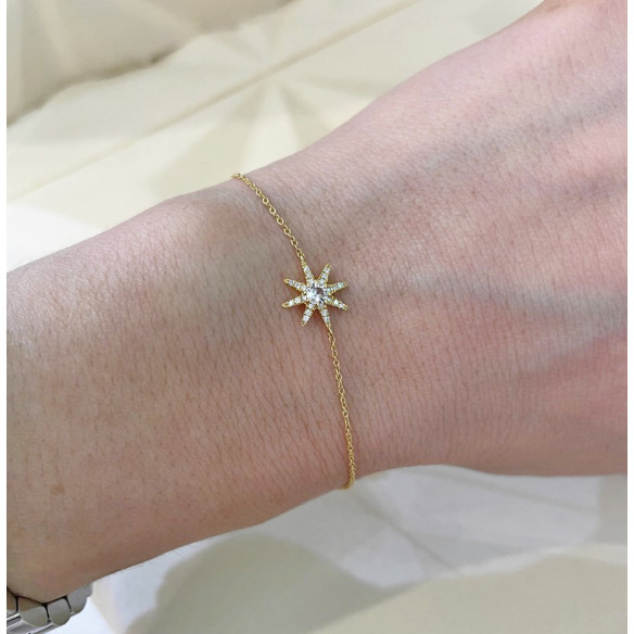 Pulseira de Ouro Star Little Details - PULSEIRAS