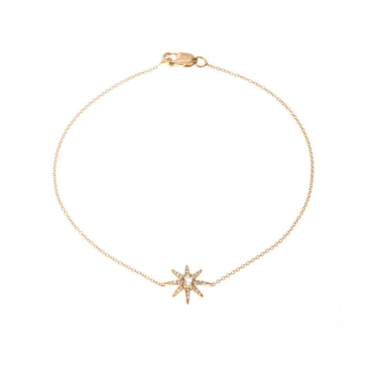 Pulseira de ouro pequenos detalhes - Pulseiras de diamante