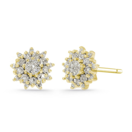 Pendientes Oro Y Diamantes Little Details - sonolento