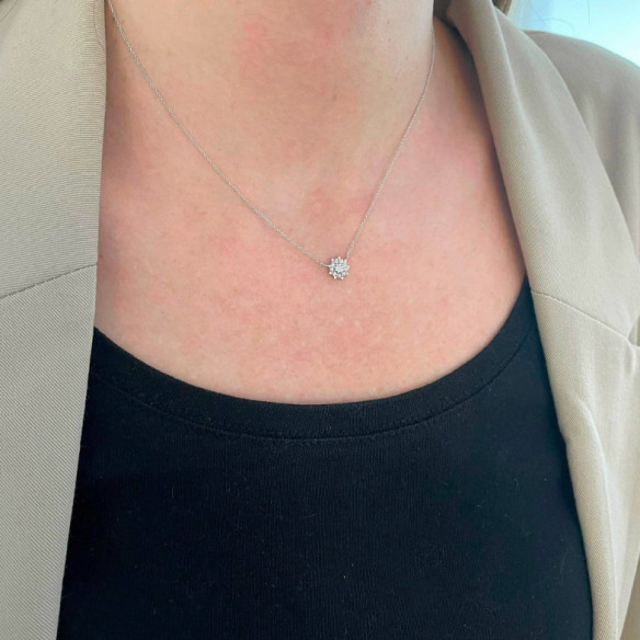 Colgante Oro Mini Details - Colliers diamant