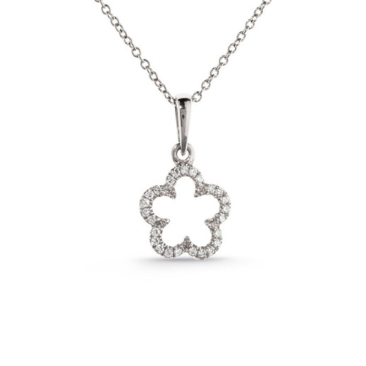 Collar Oro Flor Little Details - Colgantes de Diamantes